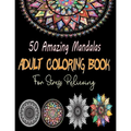 50 Amazing Mandalas Adult coloring Book For Stress Relieving