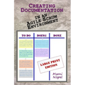 Creating Documentation in an Agile Scrum Environment: Large Print Edition