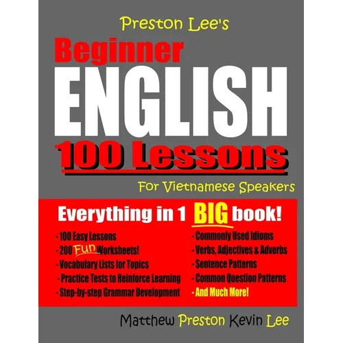 Preston Lee's Beginner English 100 Lessons For Vietnamese Speakers