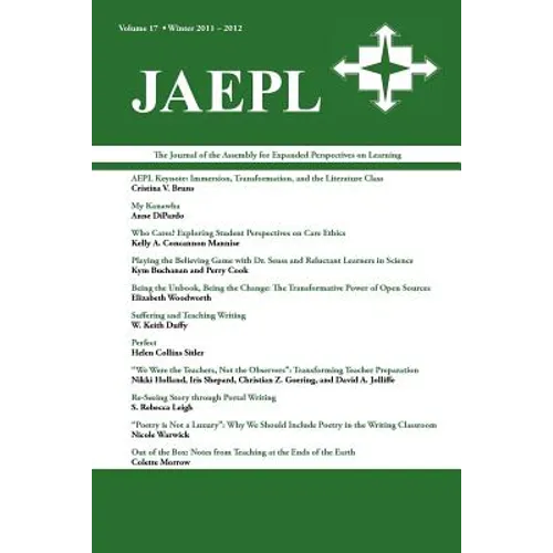 Jaepl: The Journal of the Assembly for Expanded Perspectives on Learning Vol 17