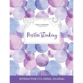 Adult Coloring Journal: Positive Thinking (Turtle Illustrations, Purple Bubbles)