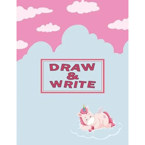 Story Writing Paper for Kids: Primary Drawing & Writing Paper Kindergarten Kids K-2 - Sleeping Unicorn