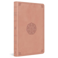 ESV Thinline Bible (Trutone, Blush Rose, Emblem Design)
