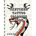 Sketched Tattoo Coloring Book