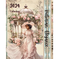 Black Victorian Elegance 2024 Calendar & Planner