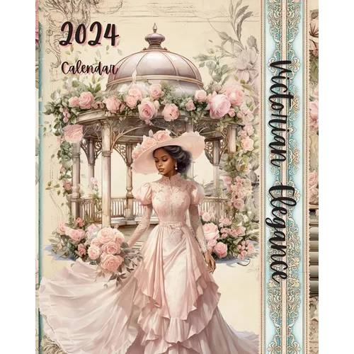 Black Victorian Elegance 2024 Calendar & Planner