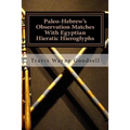 Paleo-Hebrew's Observation Matches With Egyptian Hieratic Hieroglyphs