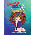 Pin-Up Girls & Mandalas: Retro Style Adult Coloring Book