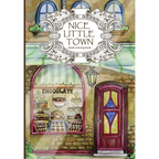 Adult Coloring Book: Nice Little Town - Paperback