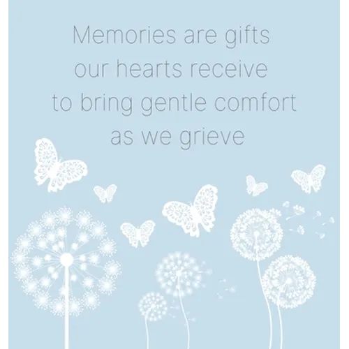 In Loving Memory Book to sign (Hardback cover)