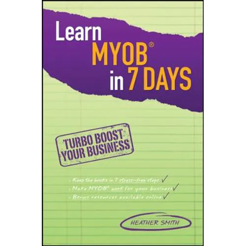 Learn Myob in 7 Days