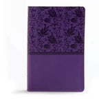 KJV Large Print Personal Size Reference Bible, Purple Leathertouch Indexed - Imitation Leather