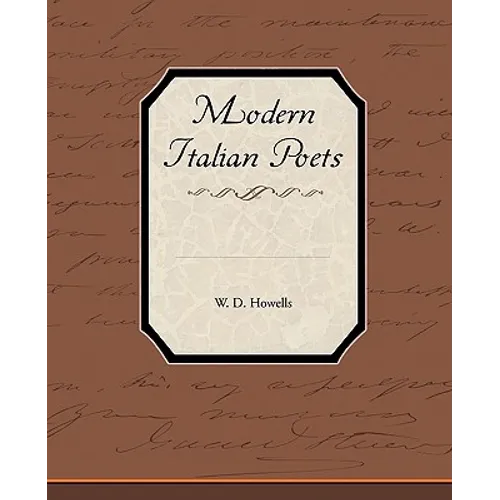 Modern Italian Poets