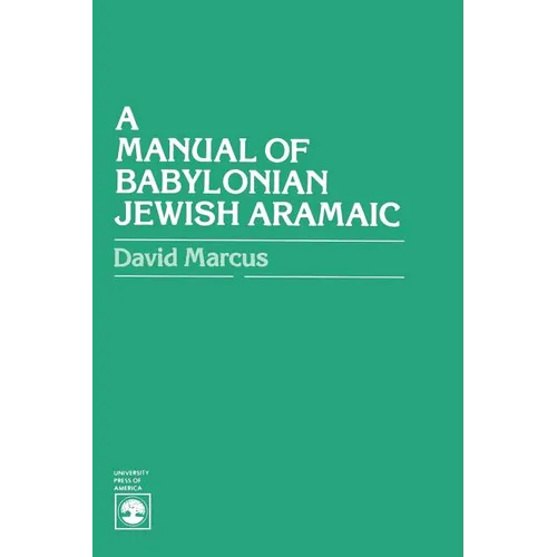 A Manual of Babylonian Jewish Aramaic