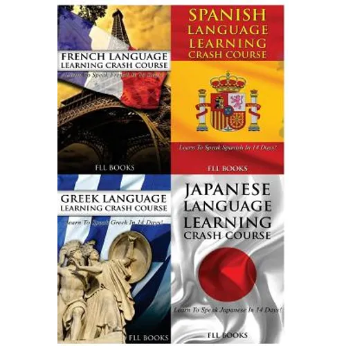 French Language Learning Crash Course + Spanish Language Learn + Greek Language Learning Crash Course + Japanese Language Learning Crash Course