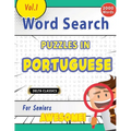 Word Search Puzzles in Portuguese for Seniors - Awesome! Vol.1 - Delta Classics