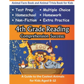 4th Grade Reading Comprehension Success: Animal Facts Book and Animal Trivia Book for Kids
