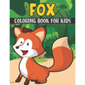 Fox Coloring Book For Kids: 50 Baby Fox Coloring Pages