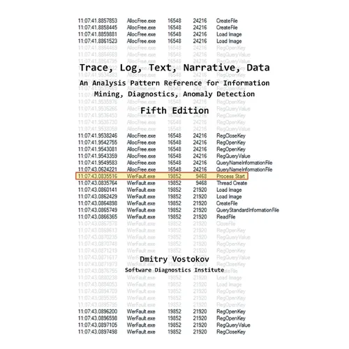 Trace, Log, Text, Narrative, Data: An Analysis Pattern Reference for Information Mining, Diagnostics, Anomaly Detection, Fifth Edition