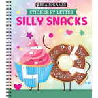 Brain Games - Sticker by Letter: Silly Snacks - Spiral