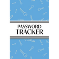 Password Tracker (Blue Keys): 6"x9" Alphabetical Password Logbook for Easy Organization