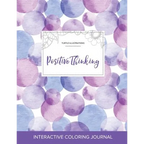 Adult Coloring Journal: Positive Thinking (Turtle Illustrations, Purple Bubbles)