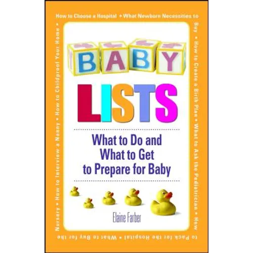 Baby Lists: What to Do and What to Get to Prepare for Baby