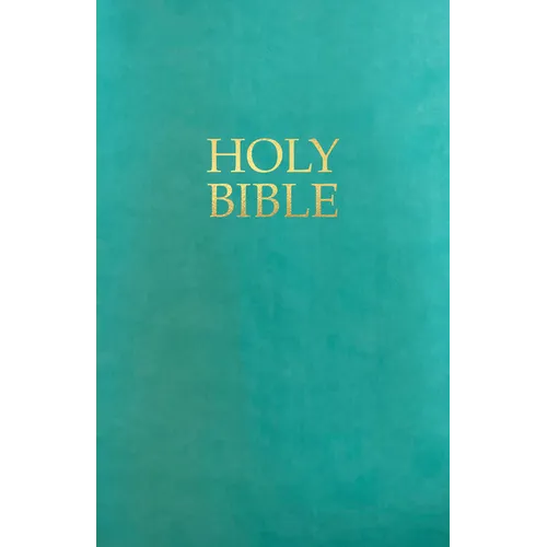 Kjver Gift and Award Holy Bible, Deluxe Edition, Coastal Blue Ultrasoft