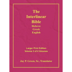 Interlinear Hebrew Greek English Bible-PR-FL/OE/KJV Large Print Volume 3 - Hardcover
