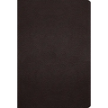 ESV Large Print Compact Bible, Red Letter (Buffalo Leather, Deep Brown)