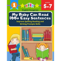 My Baby Can Read 100+ Easy Sentences Improve Spelling Reading And Writing Prompts Skills English Hungarian: 1st basic vocabulary with complete Dolch S
