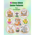 16 Cross Stitch Easter Patterns