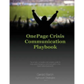 One Page Crisis Communication Playbook