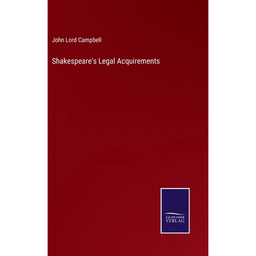 Shakespeare's Legal Acquirements