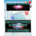 Normalization of Composition of Chemical Elements Through Concentration on Numbers