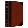 ESV Super Giant Print Bible (Trutone, Brown/Cordovan, Portfolio Design)