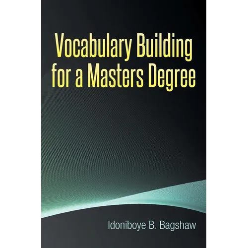 Vocabulary Building for a Masters Degree