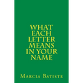 What Each Letter Means in Your Name