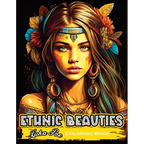 Ethnic Beauties: Discover the Beauty of Ethnic Art: Color Your Way Through Our Ethnic Beauties Coloring Book - Paperback