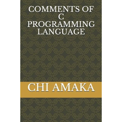 Comments of C Programming Language