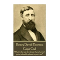 Henry David Thoreau - Cape Cod: "What is the use of a house if you haven't got a tolerable planet to put it on?"