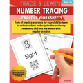 Trace & Learn Numbers Tracing Workbook Practice Worksheets: Daily Practice Guide for Pre-K Children