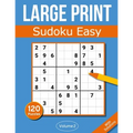 Sudoku Large Print Easy: Large Print Sudoku Puzzle Book For Adults & Seniors With 120 Easy Sudoku Puzzles - Volume 2