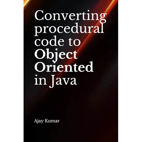 Converting procedural code to Object Oriented in Java