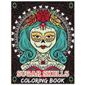 Sugar Skulls Coloring Book: Day of the Dead For Grown-Ups, Día de los Muertos 8.5x11" 69 Pages