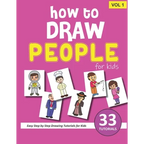 How to Draw People for Kids - Volume 1 - Paperback
