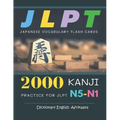 2000 Kanji Japanese Vocabulary Flash Cards Practice for JLPT N5-N1 Dictionary English Afrikaans: Japanese books for learning full vocab flashcards. Co