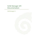 SUSE Manager 3.1: API Documentation