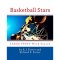 Basketball Stars: Large Print Word Search