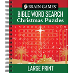 Brain Games - Bible Word Search: Christmas Puzzles - Large Print